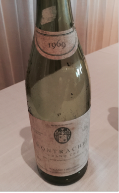 Montrachet 1969, pequena grande horizontal