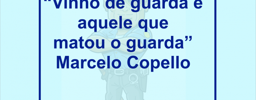 “Vinho de guarda é aquele que  matou o guarda” Marcelo Copello