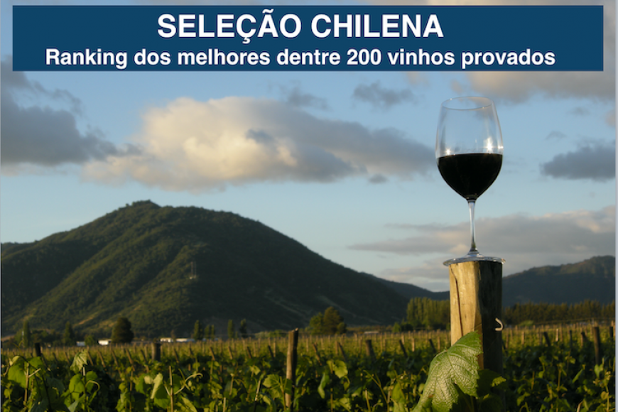 SELEÇÃO CHILENA: Ranking dos melhores dentre 200 vinhos provados