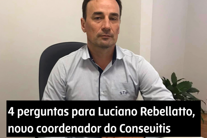 4 perguntas para Luciano Rebellatto, novo coordenador do Consevitis-RS
